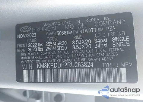 2024 Hyundai Ioniq 5 Disney100 Platinum Edition из США, поврежденный, VIN KM8KRDDF2RU263824